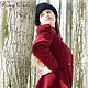 Заказать утепленный жакет "спелая вишня". Marina vladyy. Ярмарка Мастеров. . Пальто Фото №3