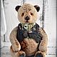 Sir Romuald, author Teddy bear (23cm). Teddy Bears. Olga Rybkina. My Livemaster. Фото №5