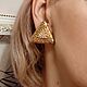 Винтаж: Клипсы. 70 - х годов. Франция. Серьги винтажные. Lorena.bijoux. Ярмарка Мастеров.  Фото №6