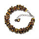 Order Bracelet made of beads tiger eye stones 'Spirit of the forest'. krasota-prirody. Livemaster. . Bead bracelet Фото №3