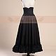 Victorian High-Waisted Black Skirt, Skirts, Redmond,  Фото №1