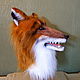 Fox mask, Fox costume, fancy dress, fursuit. Cosplay costumes. AnzhWoolToy (AnzhelikaK). My Livemaster. Фото №5