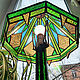 Настольная лампа Тиффани из цветного витражного стекла. Настольные лампы. Предметы декора из витражного стекла (vitraginfo). Ярмарка Мастеров.  Фото №5