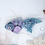 Lavender brooch