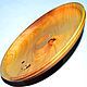 A wooden plate is a dish made of cedar wood. 30cm. T2, Plates, Novokuznetsk,  Фото №1