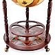 Globe bar floor 'Elizabeth', sphere 40 cm. Stand for bottles and glasses. H-Present more, than a gift!. My Livemaster. Фото №4