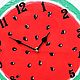 Order Watermelon Wall Clock Kitchen. Clocks for Home (Julia). Livemaster. . Watch Фото №3