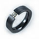 Black diamond ring, Rings, Moscow,  Фото №1