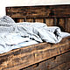 Кровать из массива сосны с двумя ящиками "Терра". Кровати. Семейная мастерская 'Панихин'. Ярмарка Мастеров.  Фото №6