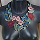  necklace ' Spring bouquet', Collars, Moscow,  Фото №1