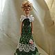 Заказать Лондон, нарядное зеленое платье для бала 1900 г. Romantic doll collection (mamadecasa). Ярмарка Мастеров. . Одежда для кукол Фото №3