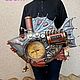 Часы рыба"LUSKY" в стиле стимпанк, Часы классические, Севастополь,  Фото №1
