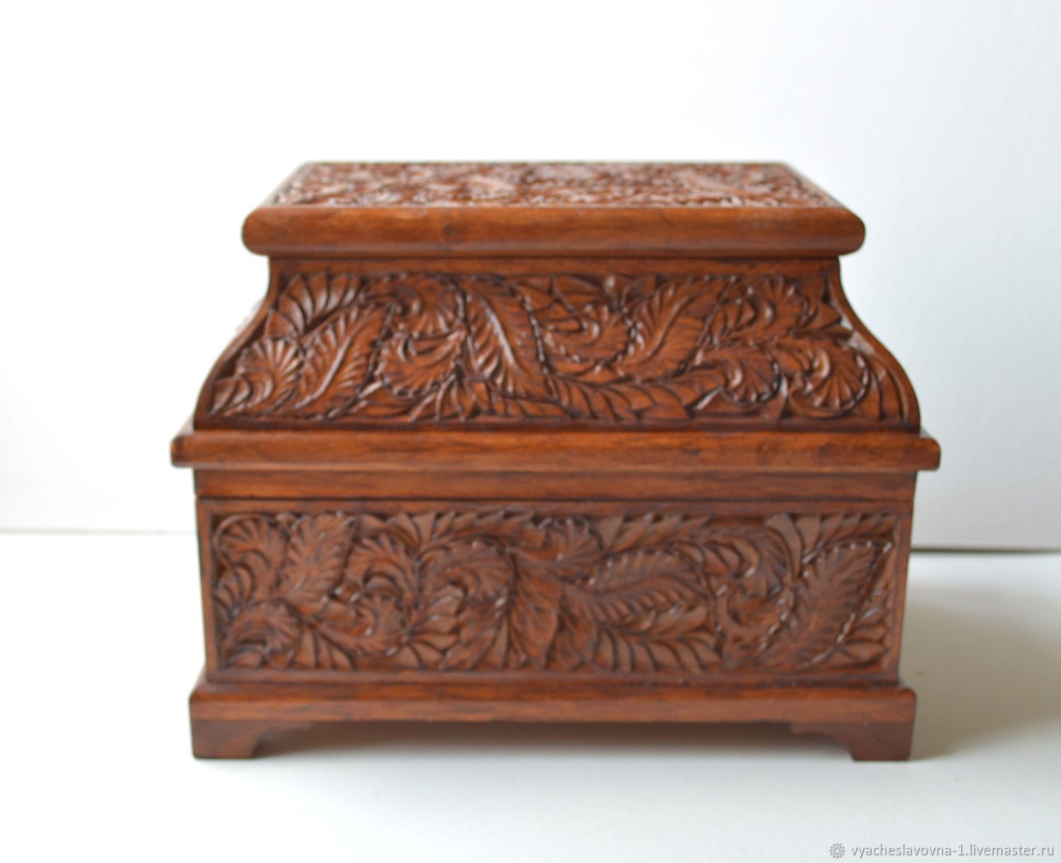 Wooden Carved Casket Kupit Na Yarmarke Masterov Ly19ucom Shkatulki Moscow