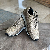 Обувь ручной работы handmade. Livemaster - original item Sneakers from Python. Handmade.