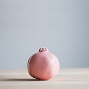 Для дома и интерьера handmade. Livemaster - original item Pink ceramic garnet medium. Handmade.