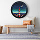 The circle painting on wood 60sm "Night lighthouse". Panels. EVAG. My Livemaster. Фото №6