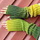 Mitts Forest (yellow green). Mitts. A.Smir. Online shopping on My Livemaster.  Фото №2
