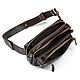 Order Leather belt bag 'Gideon' (brown). Russian leather Guild. Livemaster. . Waist Bag Фото №3