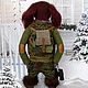 Бретонский эпаньоль- охотничий пёс.Войлочная интерьерная игрушка. Войлочная игрушка. Svetlana Vlasova felting. Ярмарка Мастеров.  Фото №5