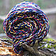 Snood female male 'Rock and Roll' (dark blue). Snudy1. IRINA GRUDKINA Handmade Knitwear. My Livemaster. Фото №8