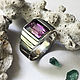 Order Silver ring with purple Tourmaline 3,43 ct Rubellite handmade. Bauroom - vedic jewelry & gemstones (bauroom). Livemaster. . Rings Фото №3