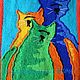 `МУРЛЫКИ - 1`.©2005-2014 "Студия трикотажа "АКИМА" (Лена Сушко) Все права защищены.
Стоимость для длины от 75 до 90 см...