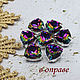 Rhinestones Premium trilliant 12 mm Rio in ser. and Zol. rims, Rhinestones, Solikamsk,  Фото №1