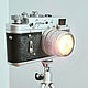 Настольная лампа из фотоаппарата из серии Second Life - ALF-004, Настольные лампы, Москва,  Фото №1