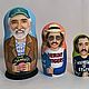 Copy of Copy of Copy of Custom nesting doll Portrait matryoshka 5 pieces, Dolls1, Moscow,  Фото №1