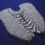 Аксессуары handmade. Livemaster - original item Men`s knitted slippers. Handmade.