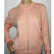 Одежда handmade. Livemaster - original item Blouse knitted from kid mohair with openwork. Handmade.