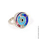 FOR EXAMPLE: ring, set of earrings `rainbow Mosaic` ARIEL - Alena - MOSAIC (Moscow) Author of mosaic of natural stones
