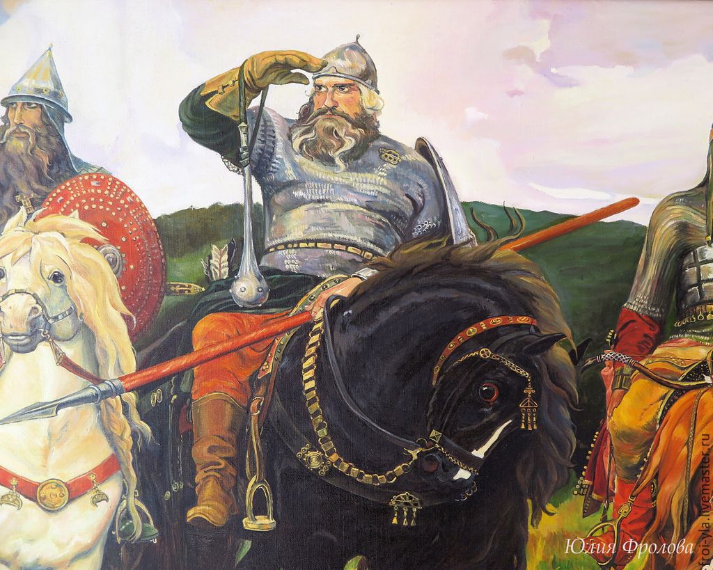 Картина васнецова три богатыря фото в хорошем качестве крупным планом