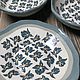 Заказать Тарелки нерикоми Анютины глазки. Pylina-ceramics. Ярмарка Мастеров. . Тарелки Фото №3