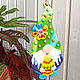  glass Easter gnome, spring home decor, Easter souvenirs, Khabarovsk,  Фото №1
