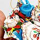 Ватная елочная игрушка Алиса в стране чудес Алиса в зазеркалье. Елочные игрушки. елочные игрушки портретная кукла миниатюра. Ярмарка Мастеров.  Фото №4