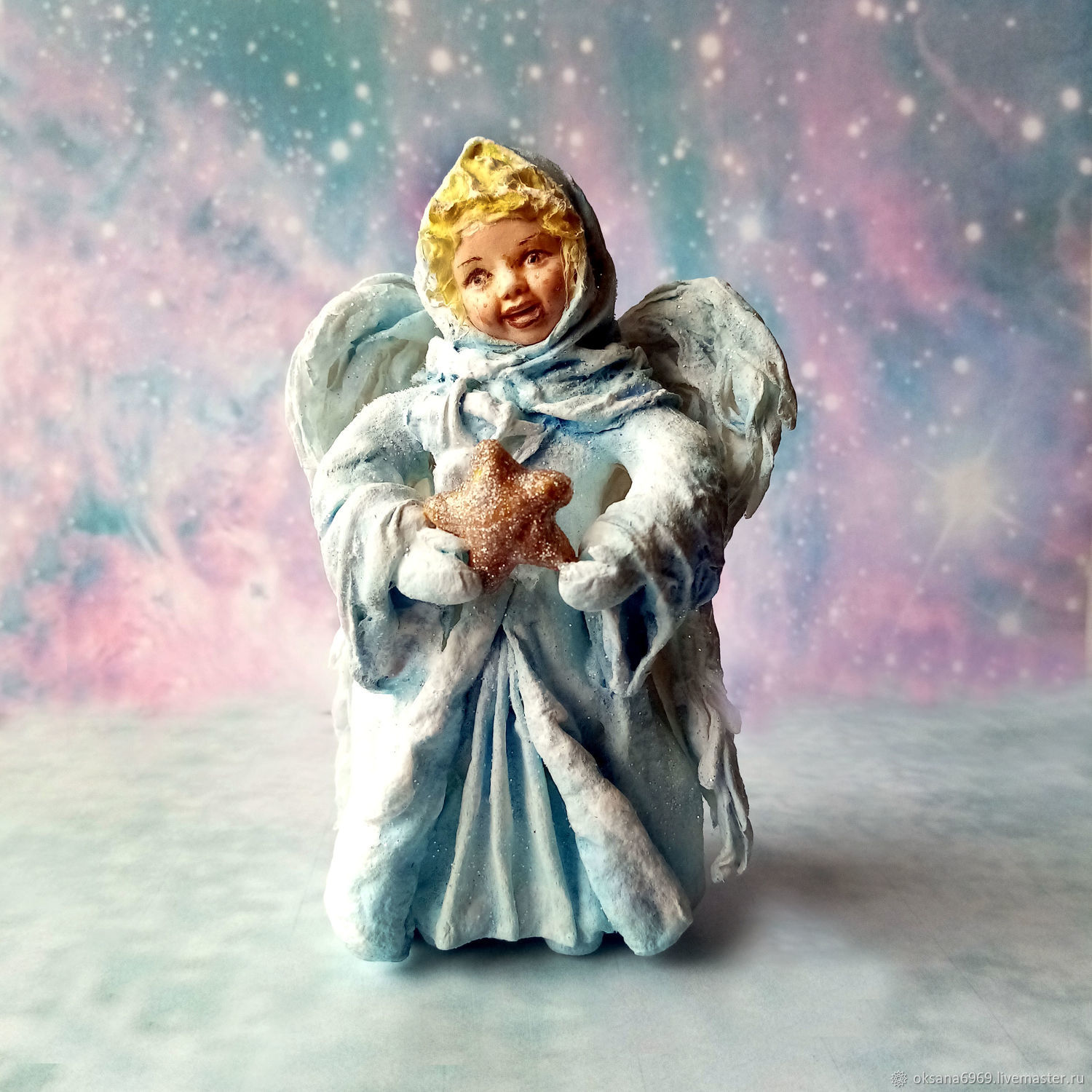 Ватная игрушка Рождественский ангел – заказать на Ярмарке Мастеров –  QHT38RU | Игрушки, Саратов