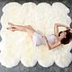  овечья шкура натуральная большая (Австралия). Ковры для дома. Luxury Patchwork. Интернет-магазин Ярмарка Мастеров.  Фото №2