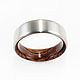 Order Titanium ring with Cocobolo tree. asgdesign. Livemaster. . Rings Фото №3