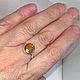 18.25р.4Ct сапфир жёлтый империал натуральный серебро 925родий. Кольца. STONESVA. Ярмарка Мастеров.  Фото №10