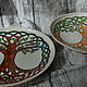 Tree of life - plate. Plates. RognedaCraft - gifts with soul. Online shopping on My Livemaster.  Фото №2