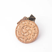 Фен-шуй и эзотерика handmade. Livemaster - original item Slavic amulet is a symbol of the Family made of wood. Handmade.