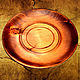 A wooden plate is a dish made of cedar wood. 38,5 cm.T6. Plates. ART OF SIBERIA. Online shopping on My Livemaster.  Фото №2