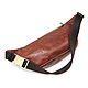 Waist bag leather brown Aries Mod S80-602. Waist Bag. Natalia Kalinovskaya. My Livemaster. Фото №6