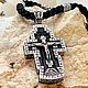 Крест с иконой Николая Чудотворца и молитвой. Крестик. MisMi jewelry. Интернет-магазин Ярмарка Мастеров.  Фото №2