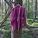 Чистошерстяной кардиган. Кардиганы. IRINA GRUDKINA Handmade Knitwear. Ярмарка Мастеров.  Фото №4
