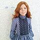 Заказать Платье " Valerie" теплый хлопок. Little___dress. Ярмарка Мастеров. . Платье Фото №3