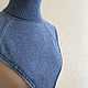Манишка "Авио", 100% меринос. Манишки. FAVORITE KNITWEAR (Наталья). Ярмарка Мастеров.  Фото №5