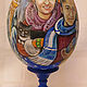 Заказать Яйцо деревянное с портретами семьи. Марина Хромова. Ярмарка Мастеров. . Пасхальные яйца Фото №3