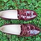 Женские лоферы BURGUNDY STYLE (бордовый стиль). Лоферы. LLASEN-SHOES. Ярмарка Мастеров.  Фото №4